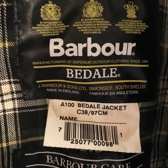 Barbour Bedale Jacket - Picture 2 of 3